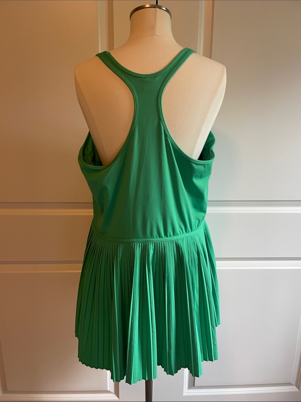 Crane Kelly Green Pleated Waist Tank Dress Size XL - Picture 6 of 9